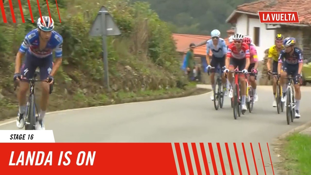 Landa is on - Stage 16 - La Vuelta 2024