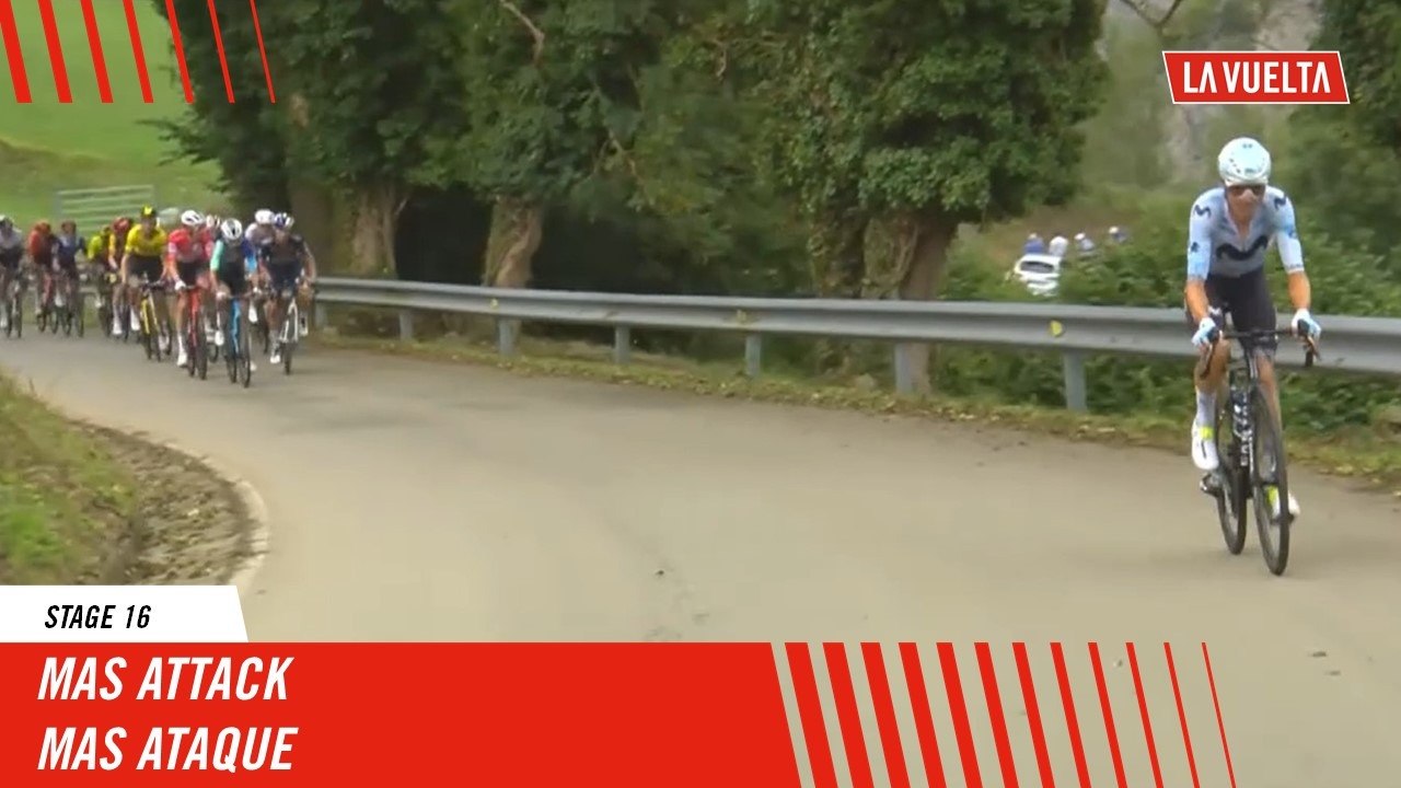 Mas attack - Stage 16 - La Vuelta 2024