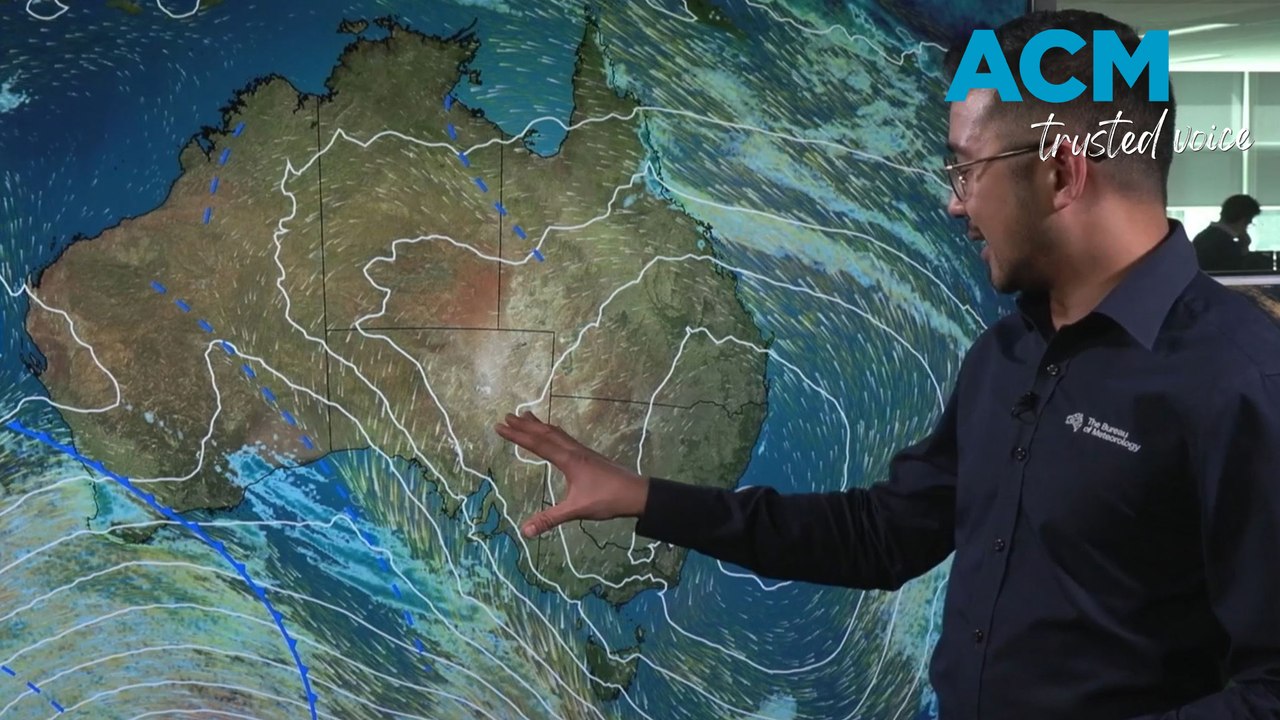 Easing conditions in the south-east, coldfront in the west