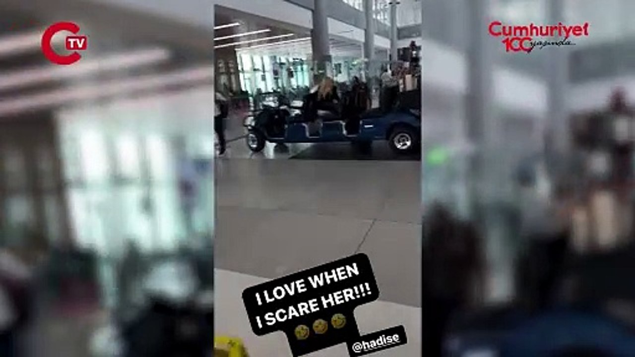 Kerem Bürsin Hadise'yi korkuttu!