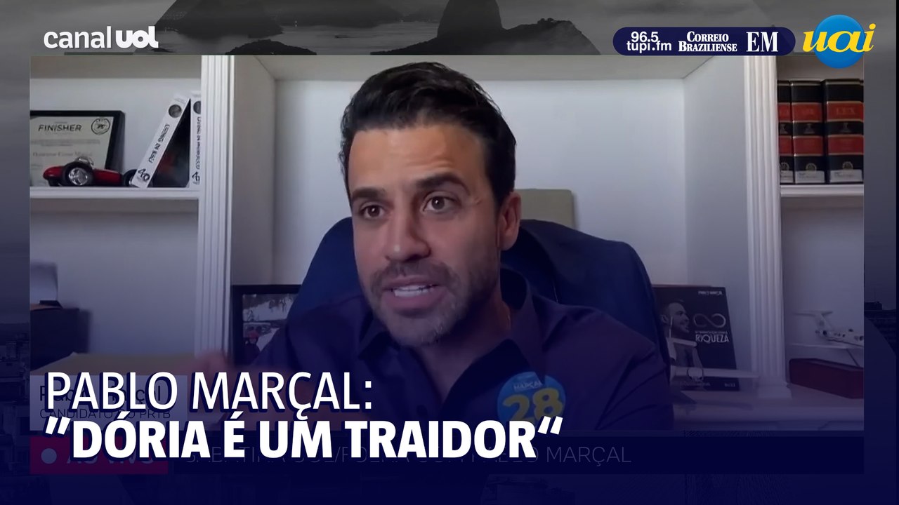Pablo Marçal chama João Dória de "traidor"