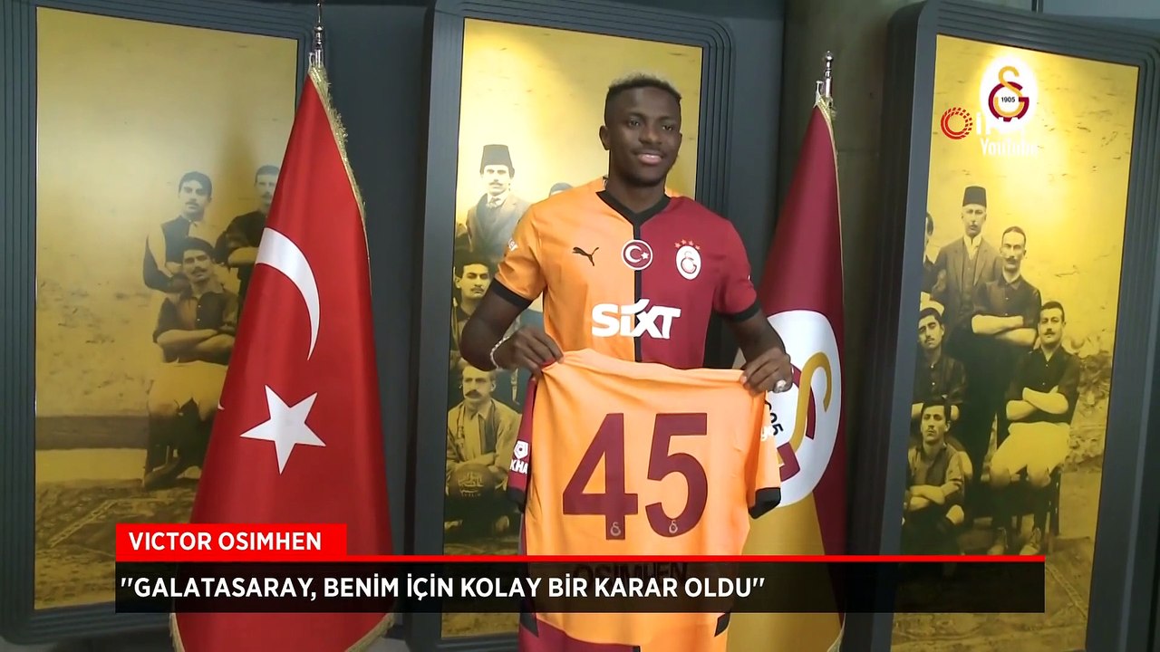 Victor Osimhen: Galatasaray kararı benim için kolay oldu