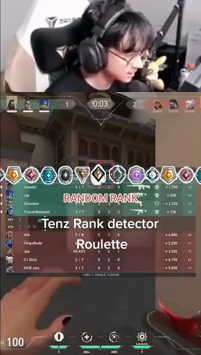 Tenz clutch rank detector roulette mode