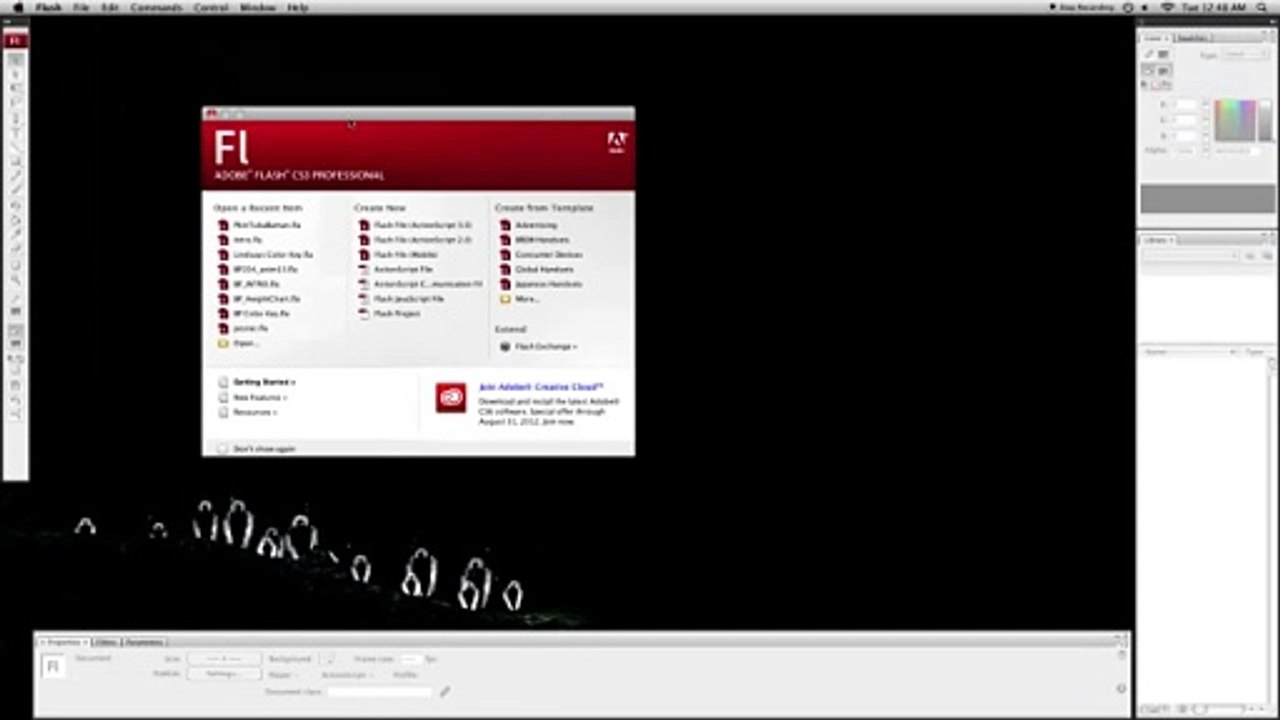 Flash Animation Tutorial #1, Setup your file