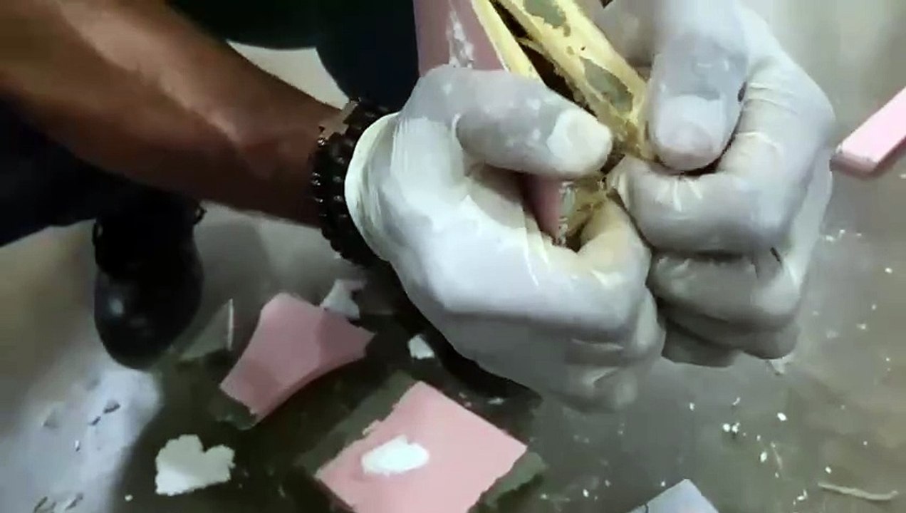 Láminas de cocaína