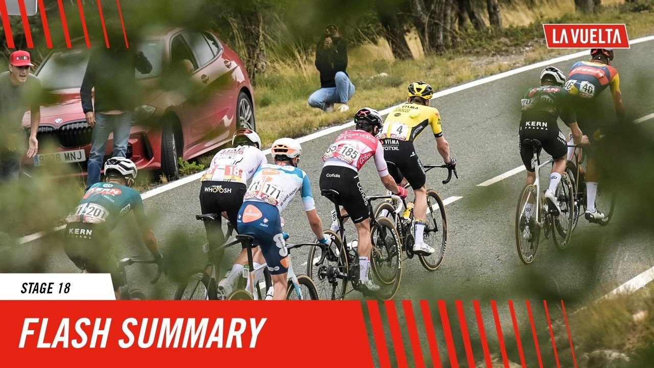 Stage Highlights in 1' - Stage 18 - La Vuelta 2024