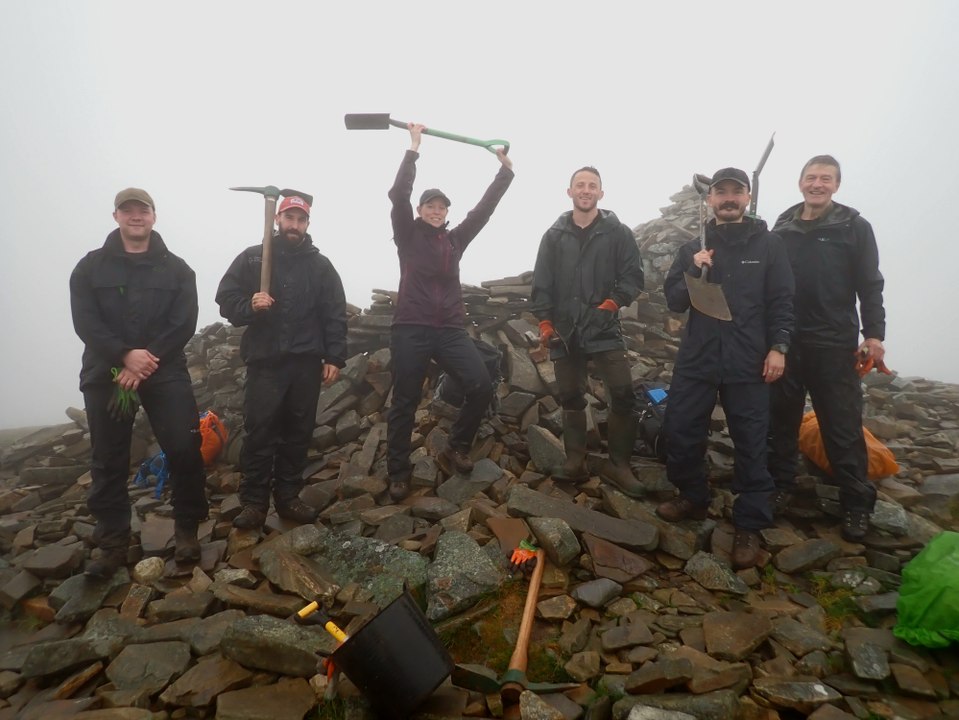 Outdoor Access Trust for Scotland - path repairs on Meall a' Bhuachaille