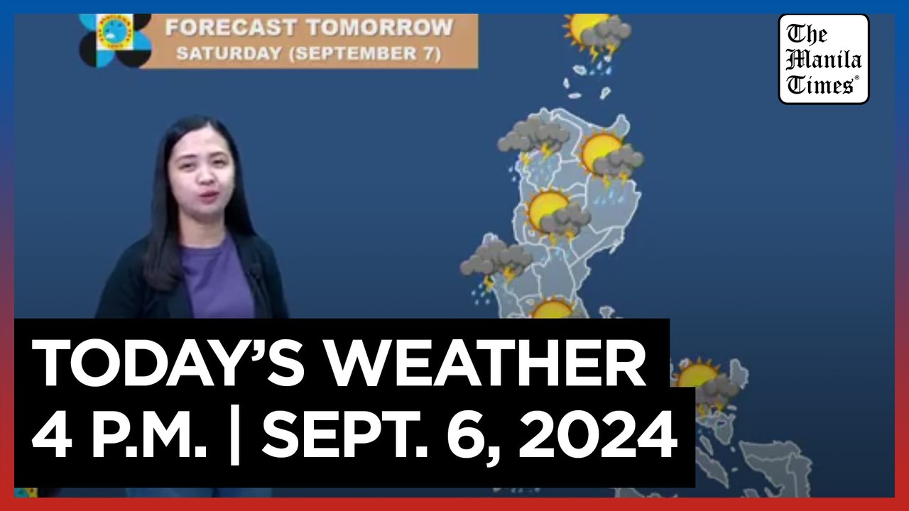 Today's Weather, 4 P.M. | Sept. 6, 2024