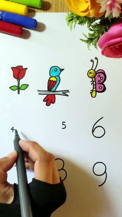 Easy kids drawing.
