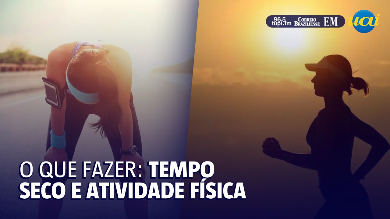 Dicas para fazer atividade física com o tempo seco