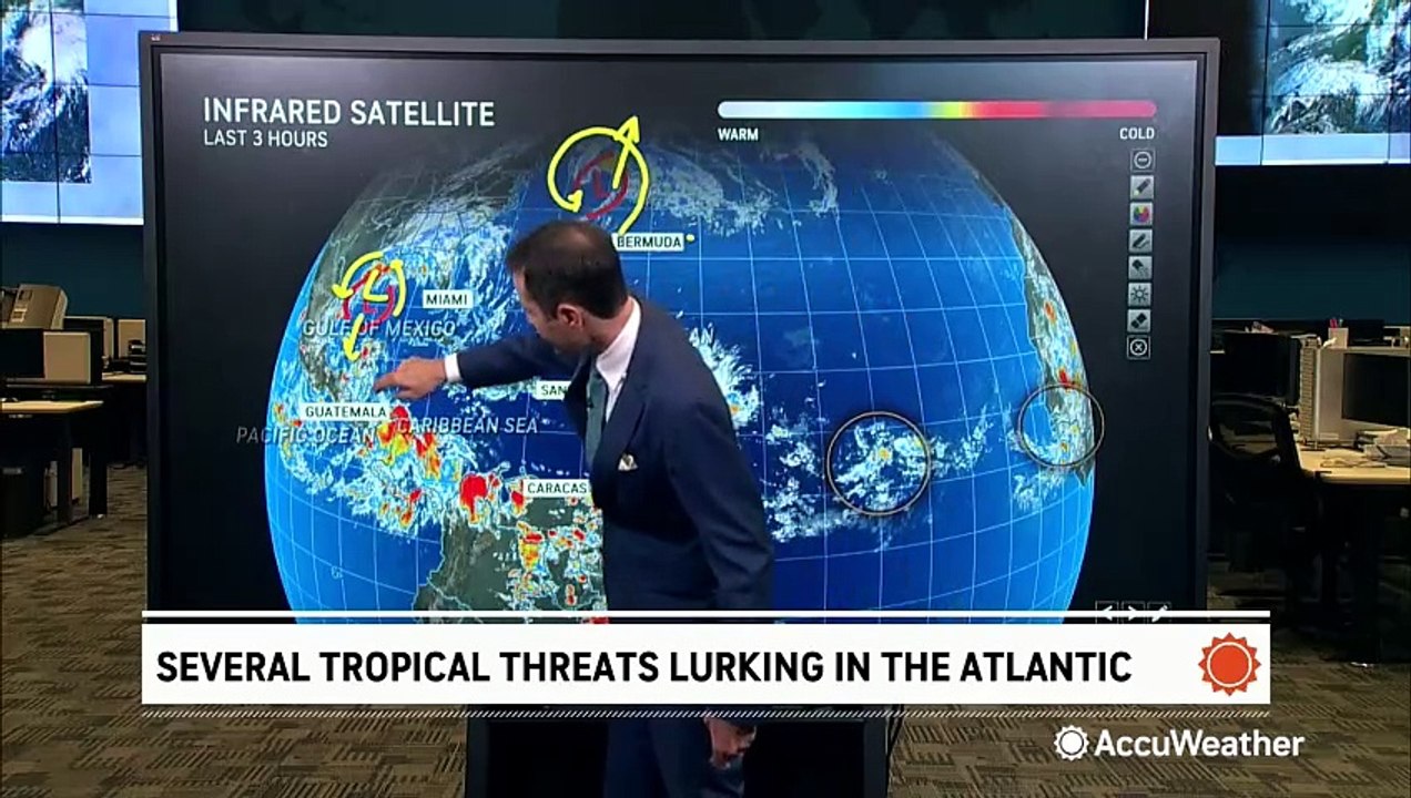 Several tropical threats lurking in the Atlantic