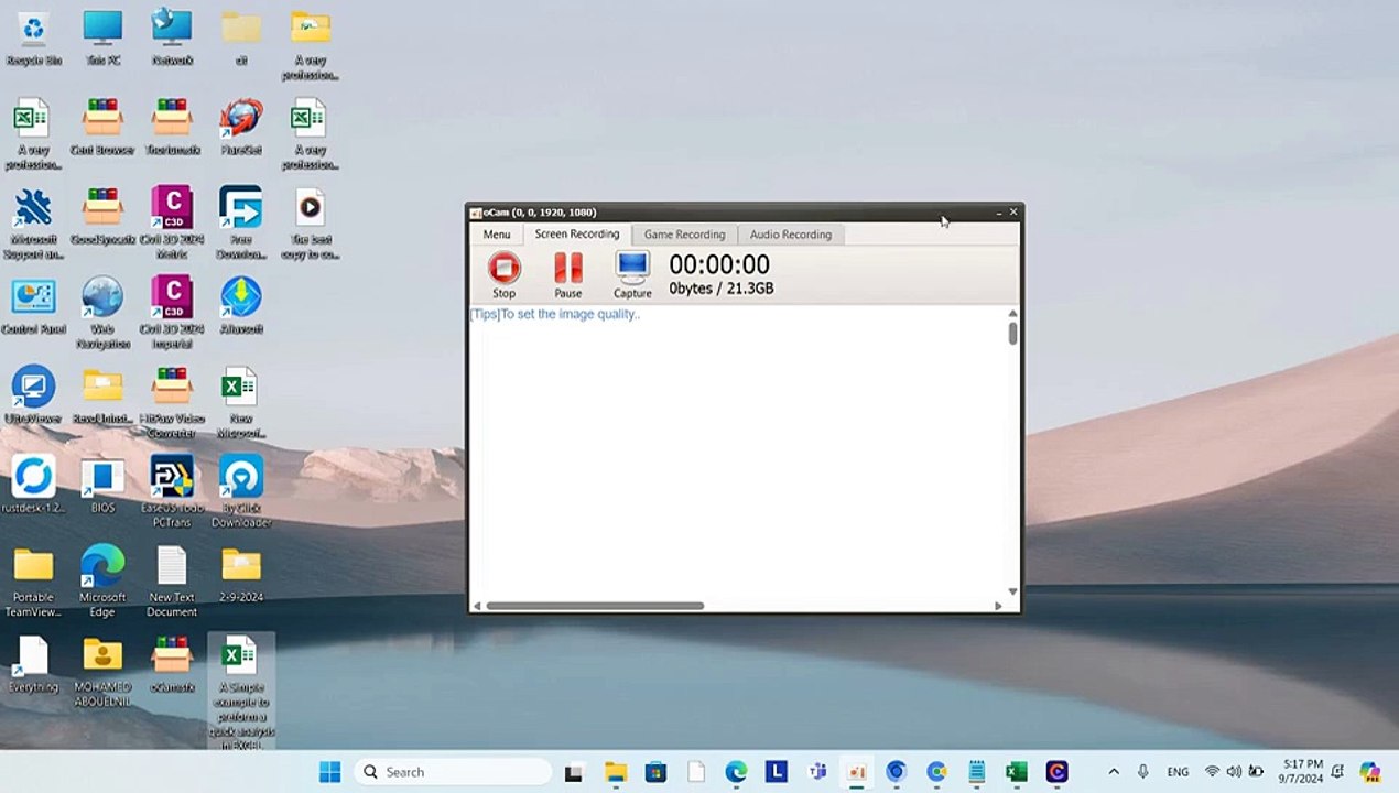Quick data analysis in EXCEL