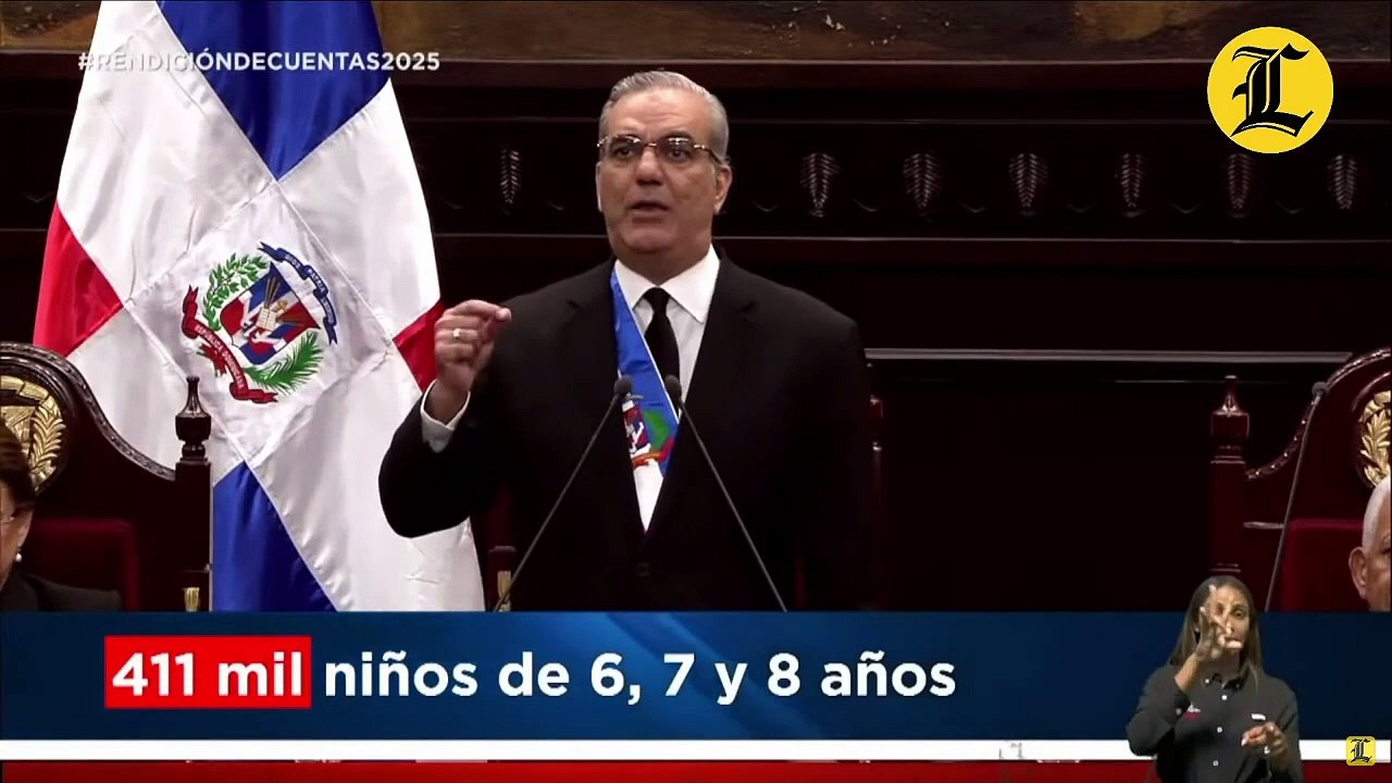 Abinader dice que los niños de primaria han aprendido más las Matemáticas y la Lengua Española