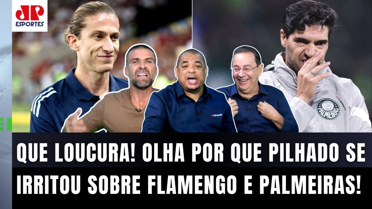 "QUÊ??? VOCÊ É UM FALSO! DESCARADO! Entre Filipe Luís e Abel hoje..." | RESENHA Flamengo x Palmeiras
