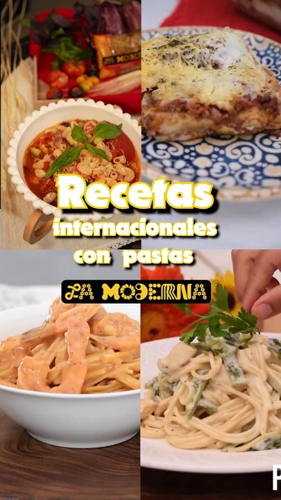 Menú semanal: pastas internacionales