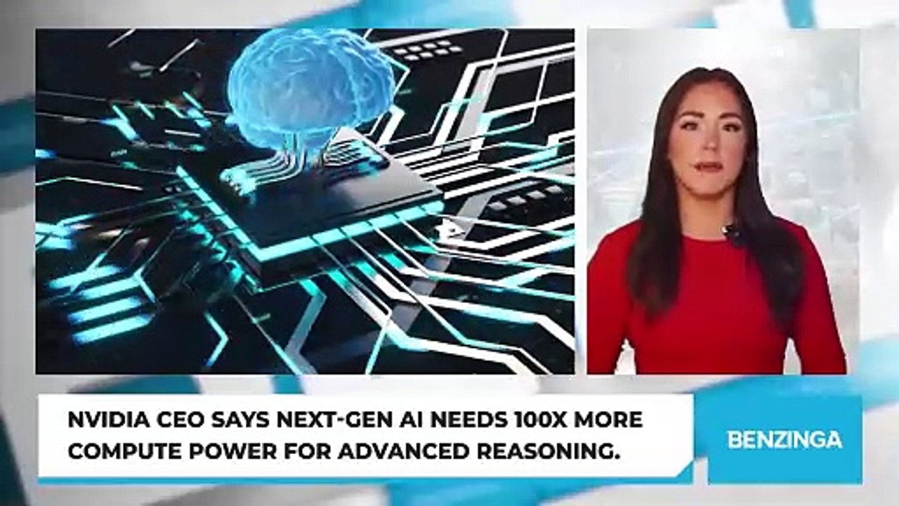 Nvidia CEO Says Next-Gen AI Needs 100x More Compute Power for Advanced Reasoning. AI Models Like DeepSeek’s Will Require More Chips.