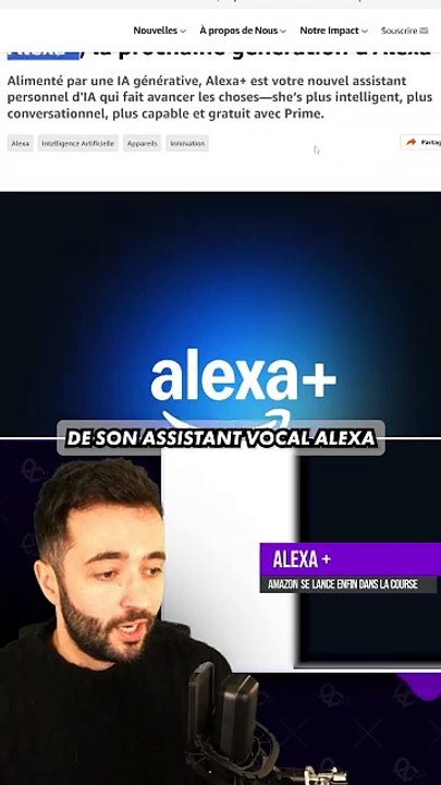 AMAZON LACHE ENFIN ALEXA+ ! 🧠 #alexa #amazon #actusia #alexaplus #amazonai #alexa+