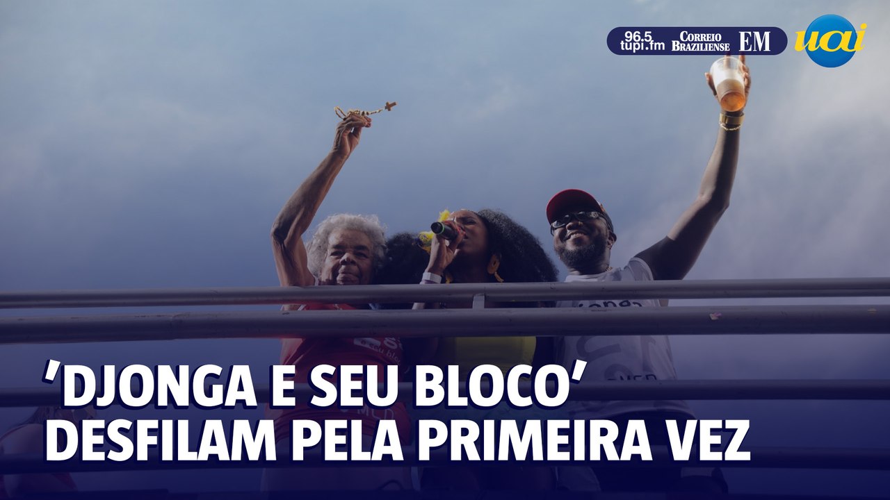 ‘Djonga e Seu Bloco’ desfilam pela primeira vez em BH