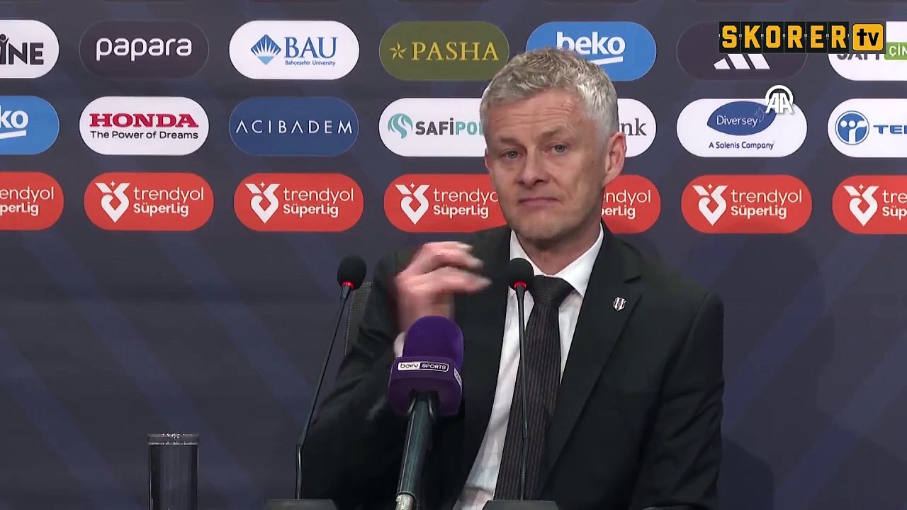 Beşiktaş Teknik Direktörü Ole Gunnar Solskjaer'in açıklamaları