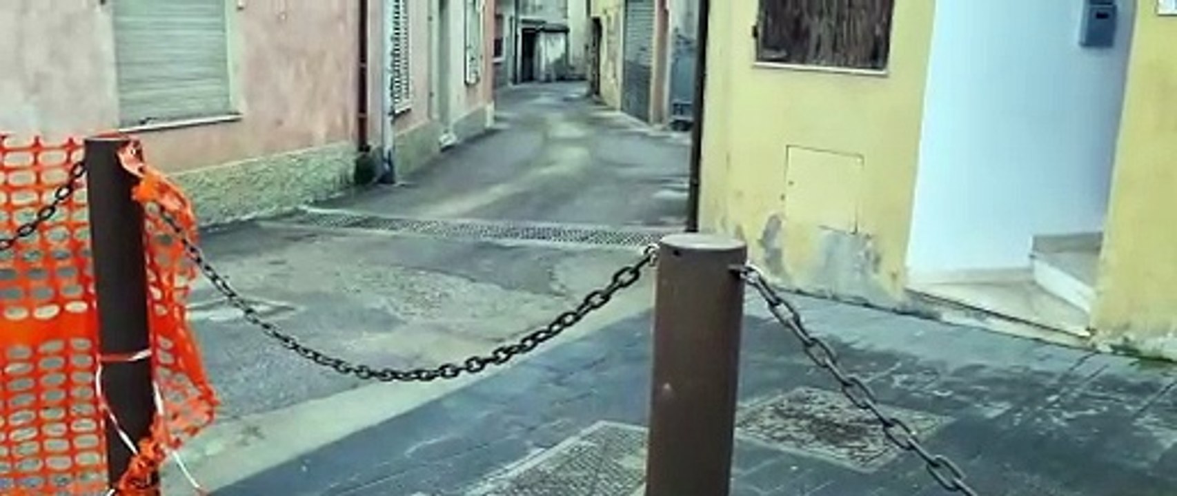 La strada in cui è stato accoltellato a morte il 22enne Marco Mameli