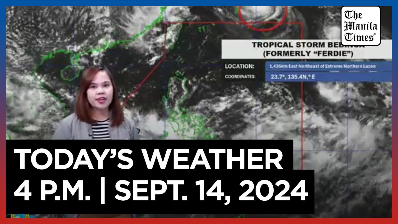 Today's Weather, 4 P.M. | Sept. 14, 2024