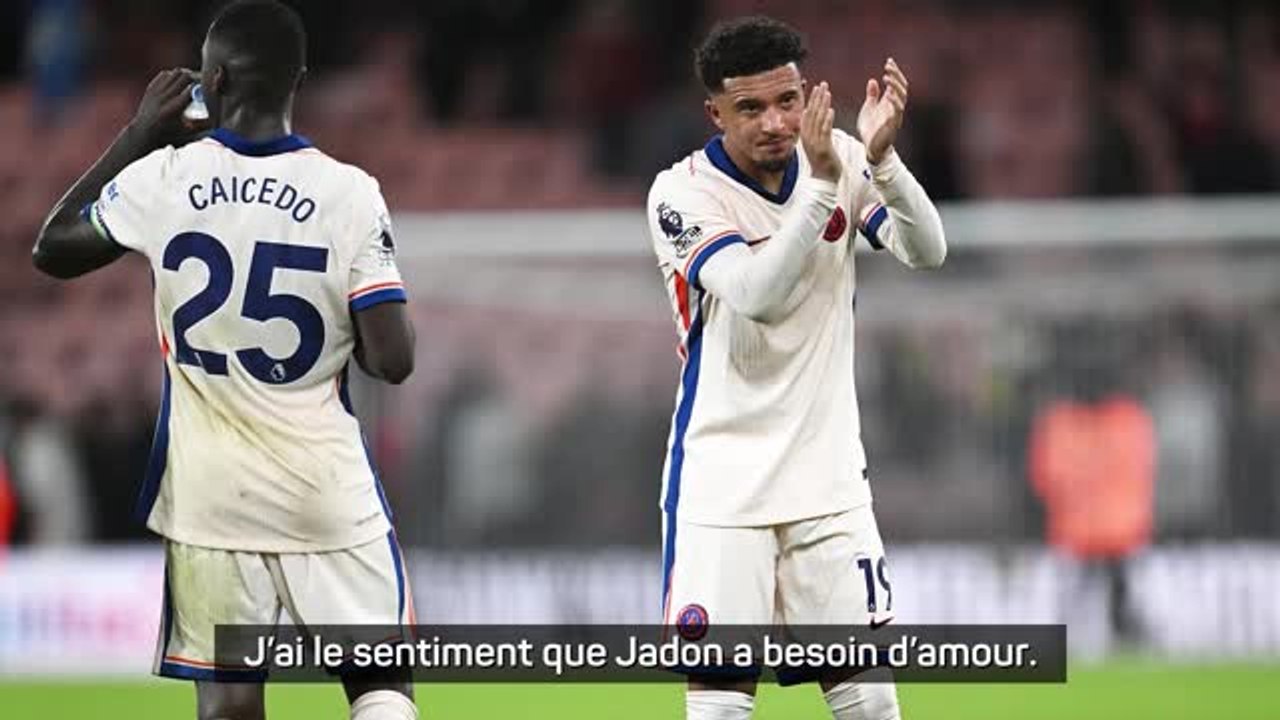 Chelsea - Maresca : "J'ai le sentiment que Sancho a besoin d'amour"