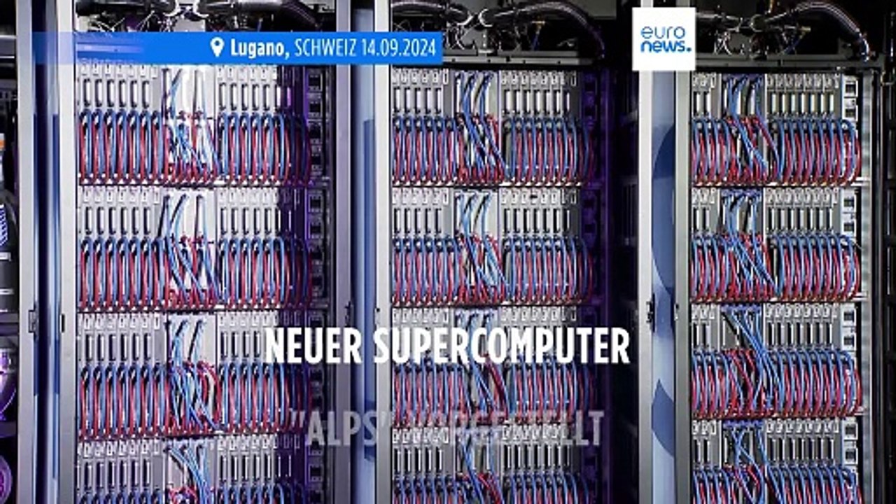 Gerade erst vorgestellt und direkt einer der leistungsstärksten Rechner der Welt: Supercomputer "Alps"
