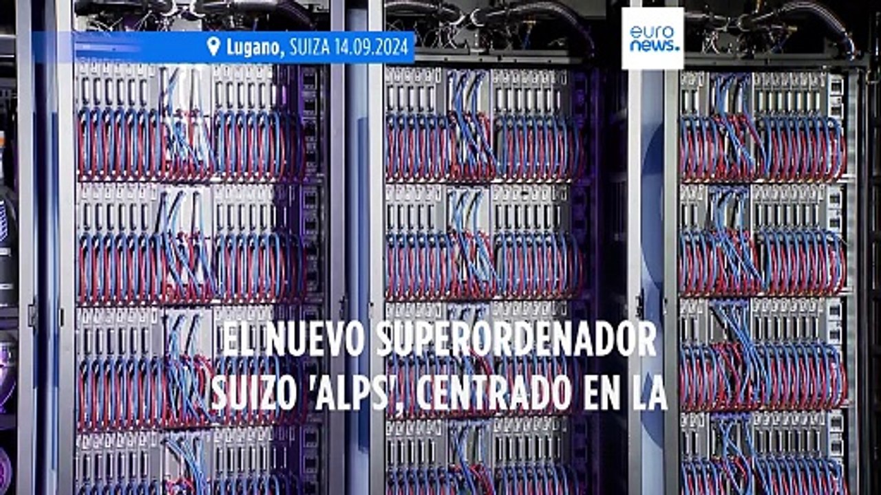 Suiza presenta su nuevo superordenador 'Alps', el sexto mayor del mundo