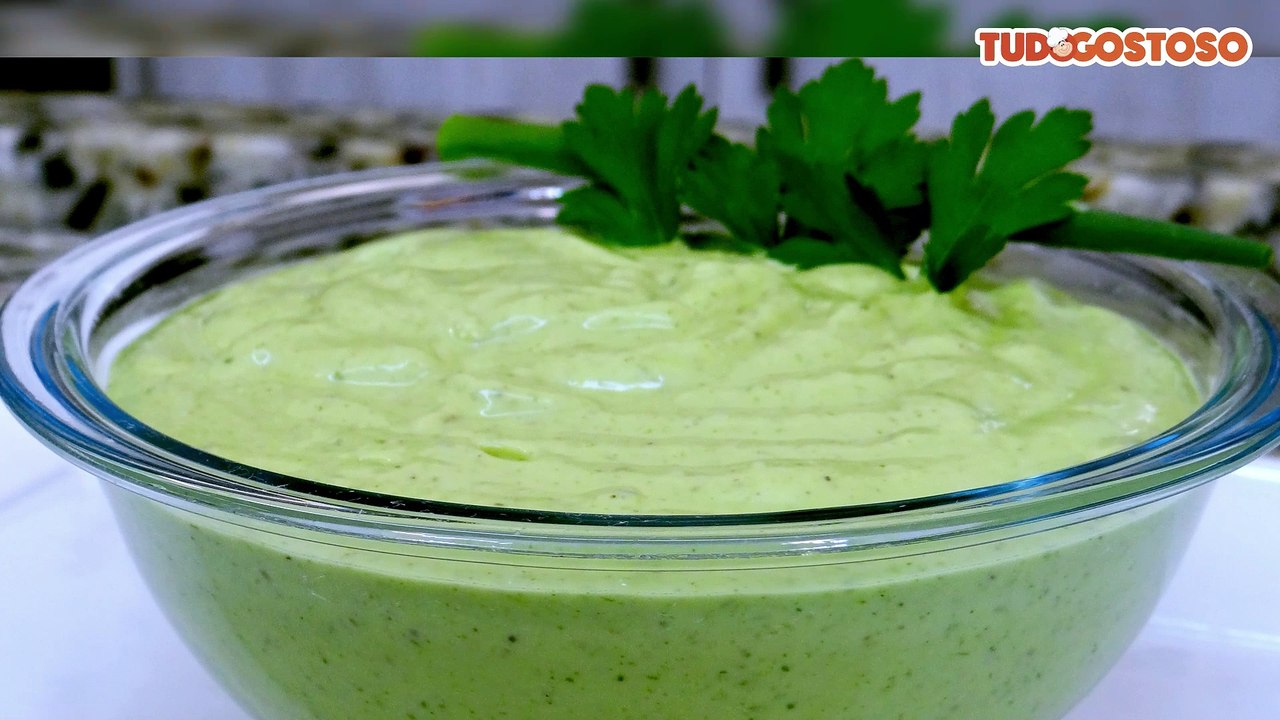 Molho verde para churrasco