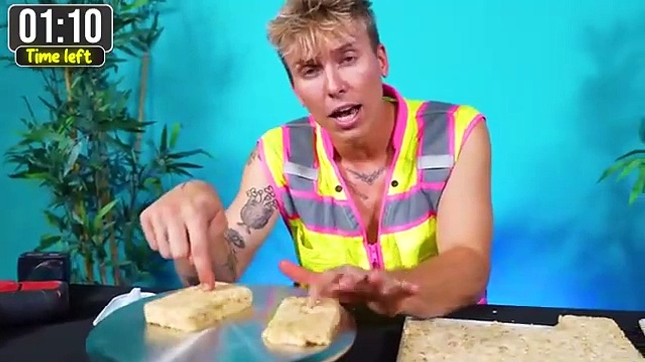 Ninja kids.CAKE or REAL Challenge!, Ben Azelart vs Camhuff,789