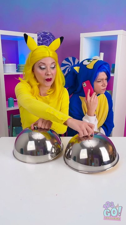 Tiny VS Giant jelly!  Cool challenge idea #challenge