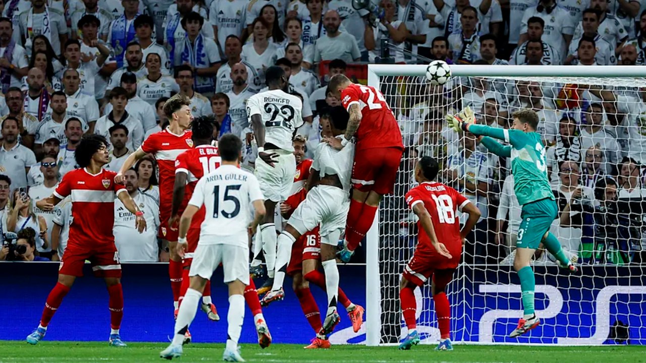 Rüdiger y Courtois salvan a un Madrid que sólo entiende Europa desde la agonía