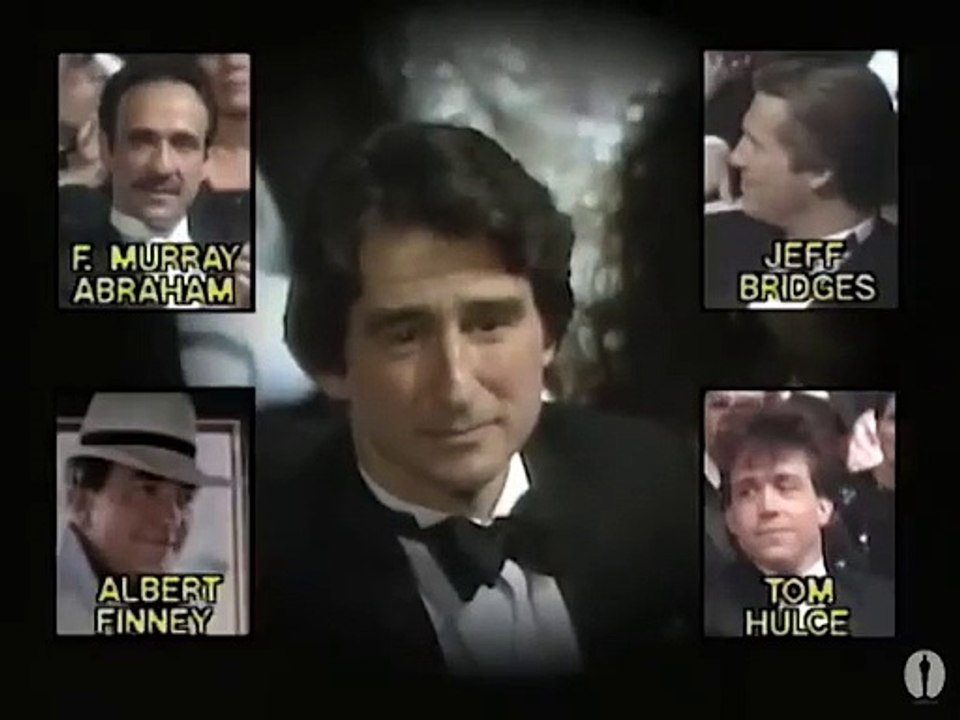 F. Murray Abraham ganando el premio al Mejor Actor