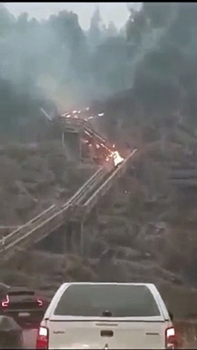 Incêndio em Arouca afeta os Passadiços do Paiva