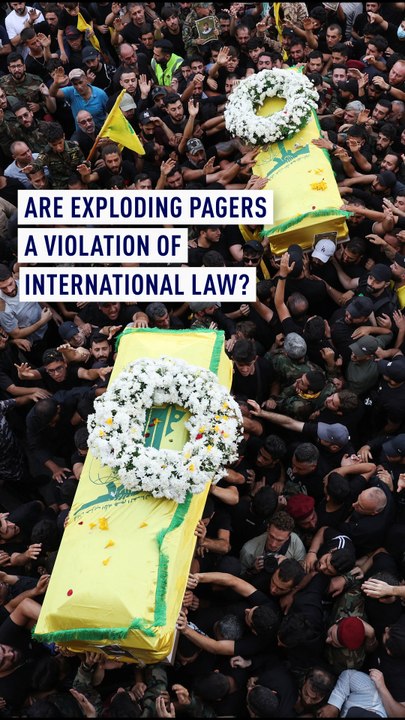 Are exploding pagers a violation of international law?