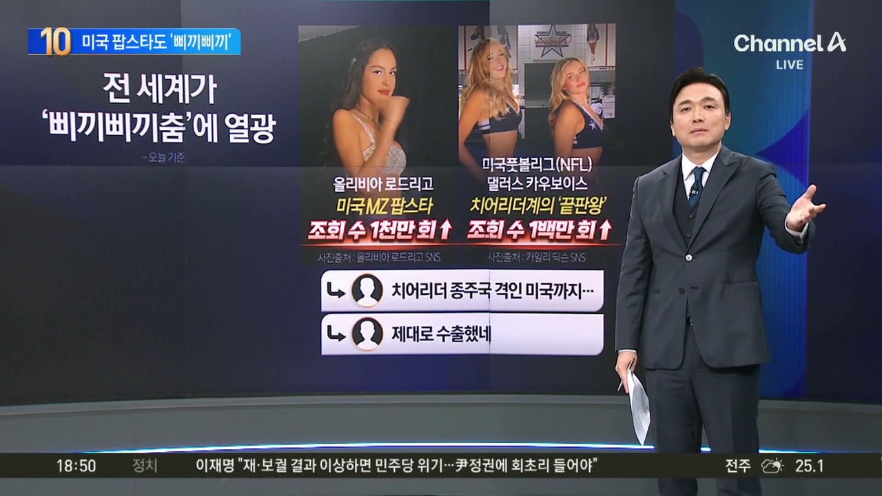 미국 팝스타도 ‘삐끼삐끼’…전 세계 열풍 조짐