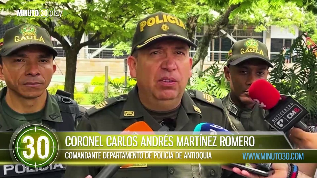 Capturan a nueve miembros del Clan del Golfo por extorsión y violencia en Antioquia