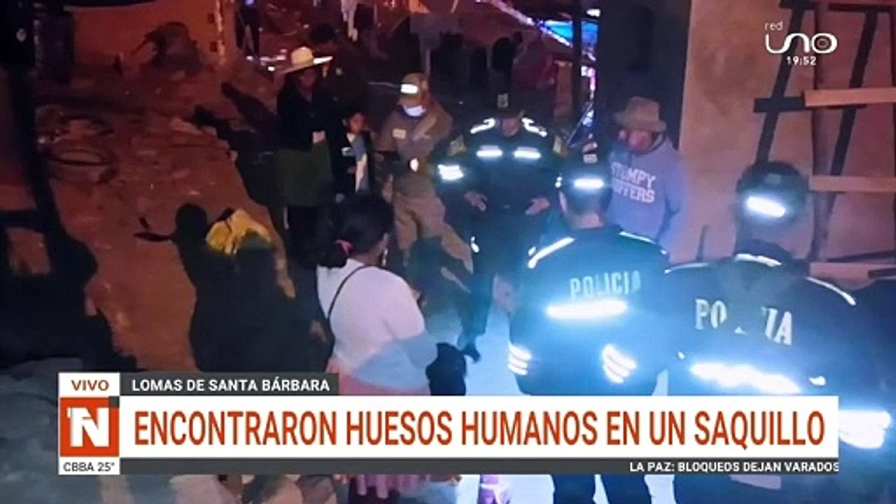 Encuentran restos óseos