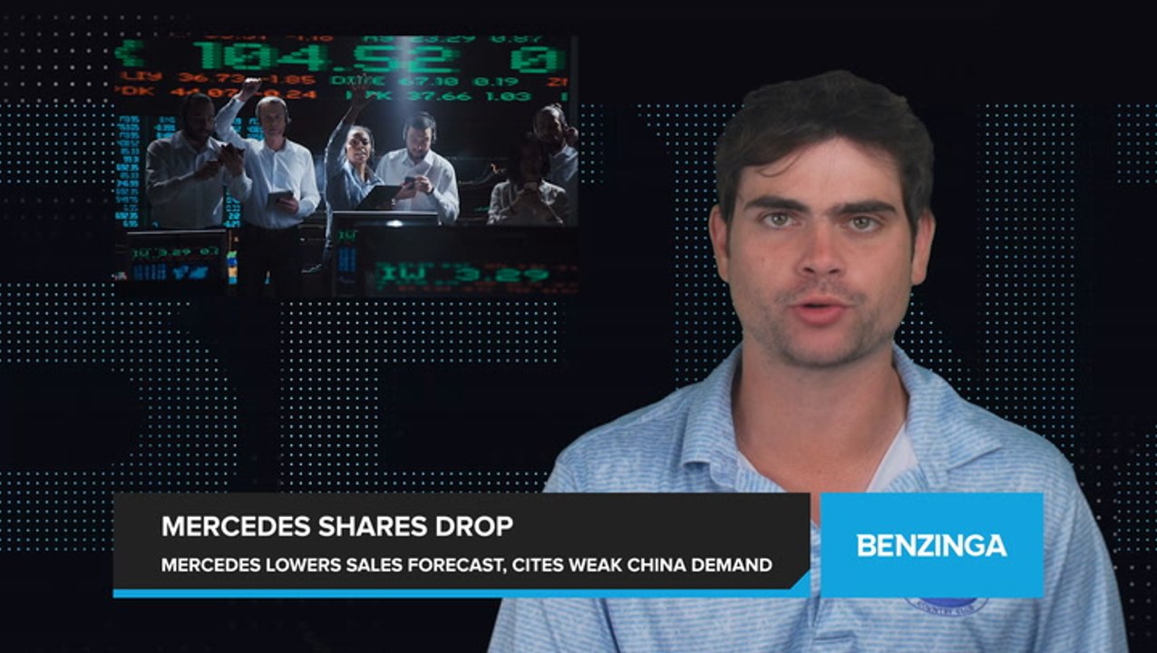 Mercedes Adjusts Sales Forecast, Cites Weak Demand in China, Real Estate Troubles