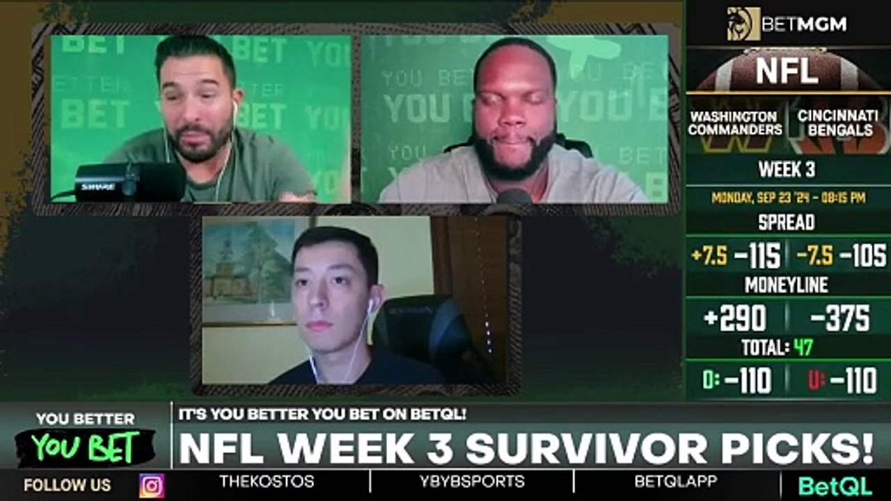 NFL Week 3 Survivor Picks!