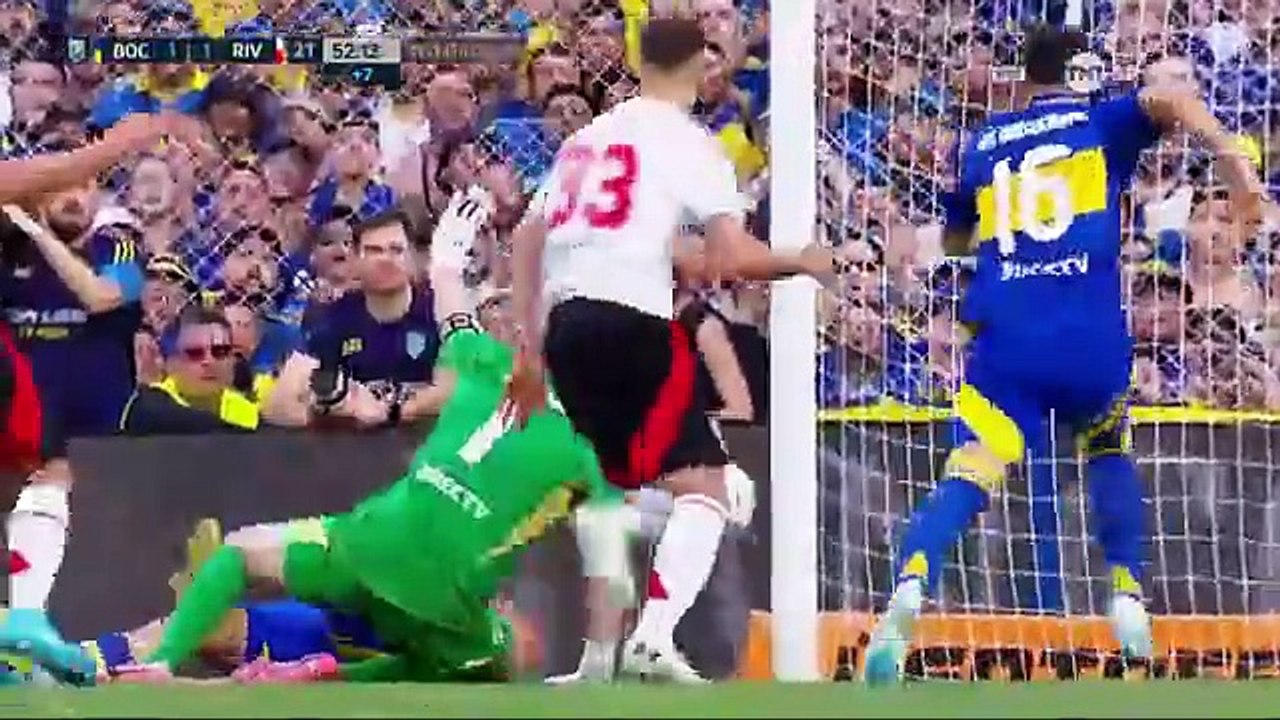 El gol anulado a Miltón Giménez frente a River