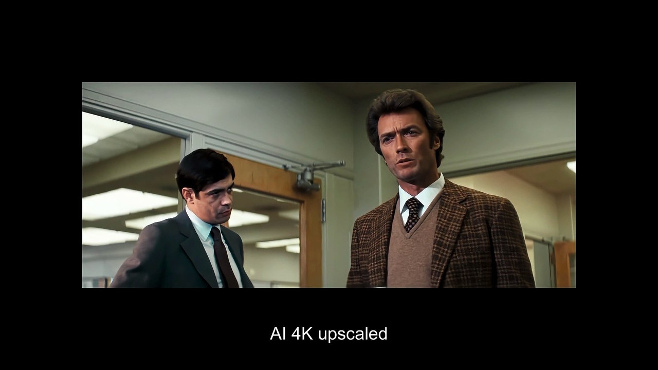 Dirty Harry (1971) 4K - Part 2 - Upscaled classic movie clips #movies #shorts #AI #upscaled