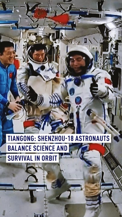 Tiangong: Shenzhou-18 astronauts balance science and survival in orbit