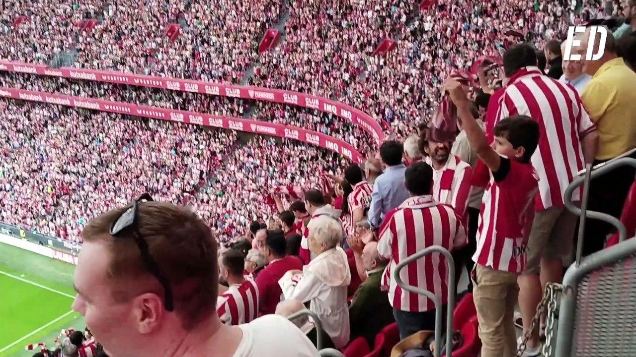 San Mamés canta el gol de Guruzeta