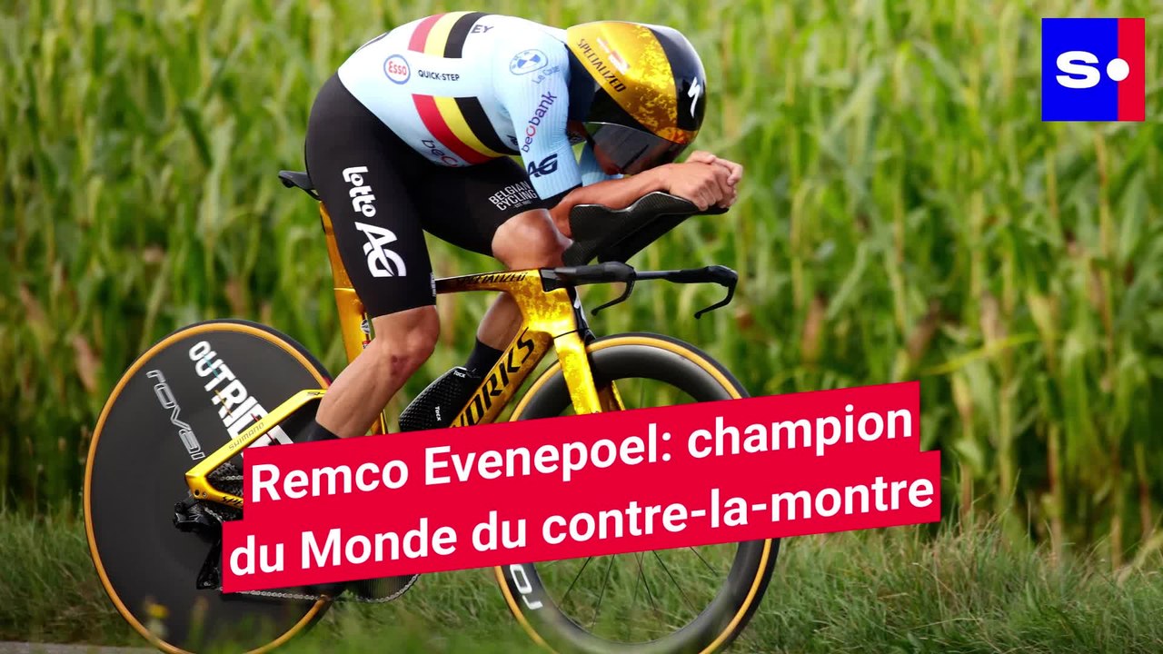 Remco Evenepoel, à nouveau champion du monde du chrono