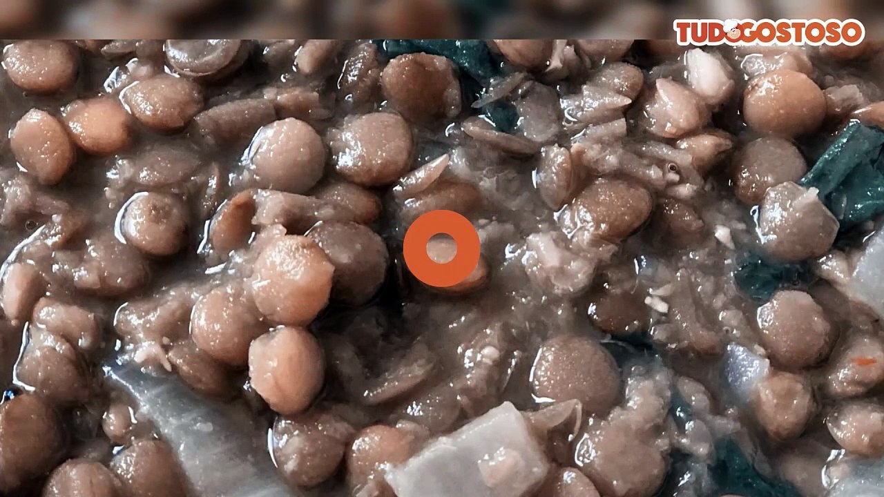 Lentilha (preparo básico, substituto do feijão)