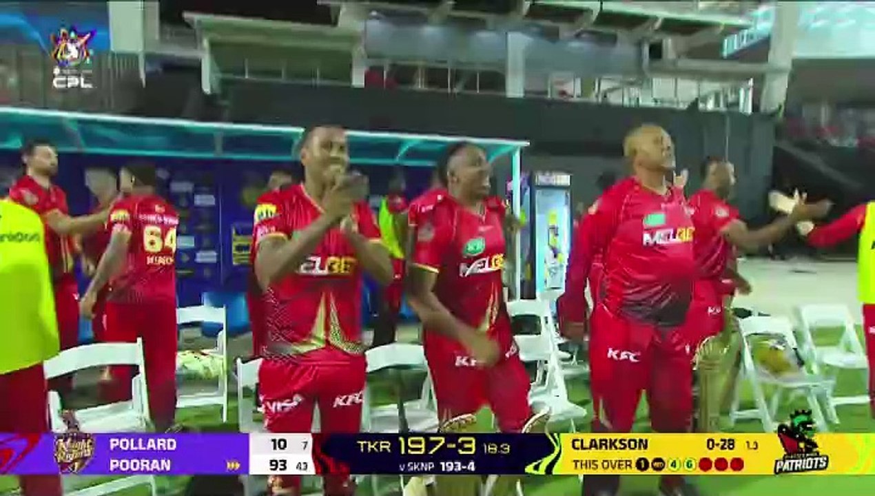 CPL: POLLARD REACTION ON WIN