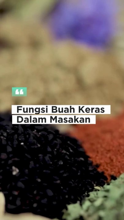 Fungsi Buah Keras Dalam Masakan