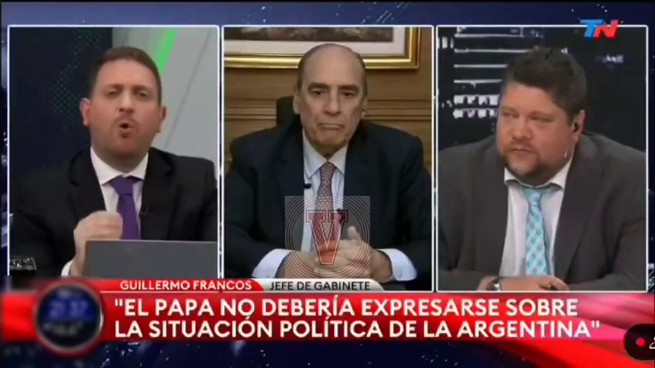 Guillermo Francos habló sobre el papa Francisco