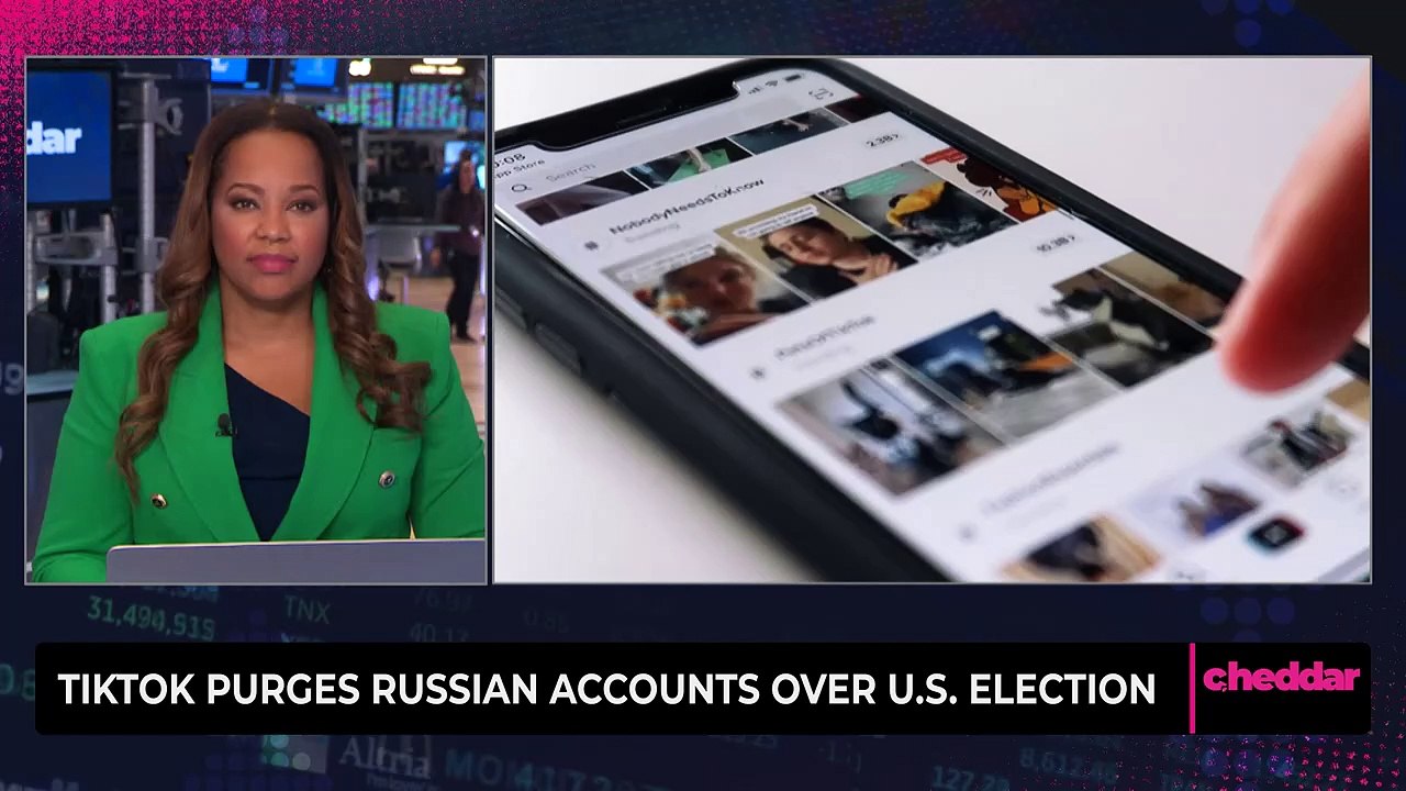 TikTok Purges Russian Accounts Over U.S. Election
